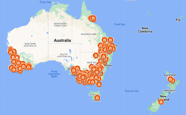 Kalyx branch locations in Australia and New Zealand